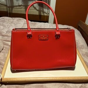 Kate spade large stunning RED BAG